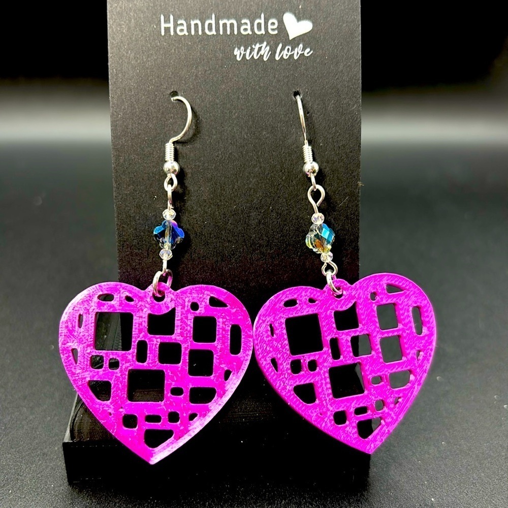 Heart Earrings - Picture 3 of 7